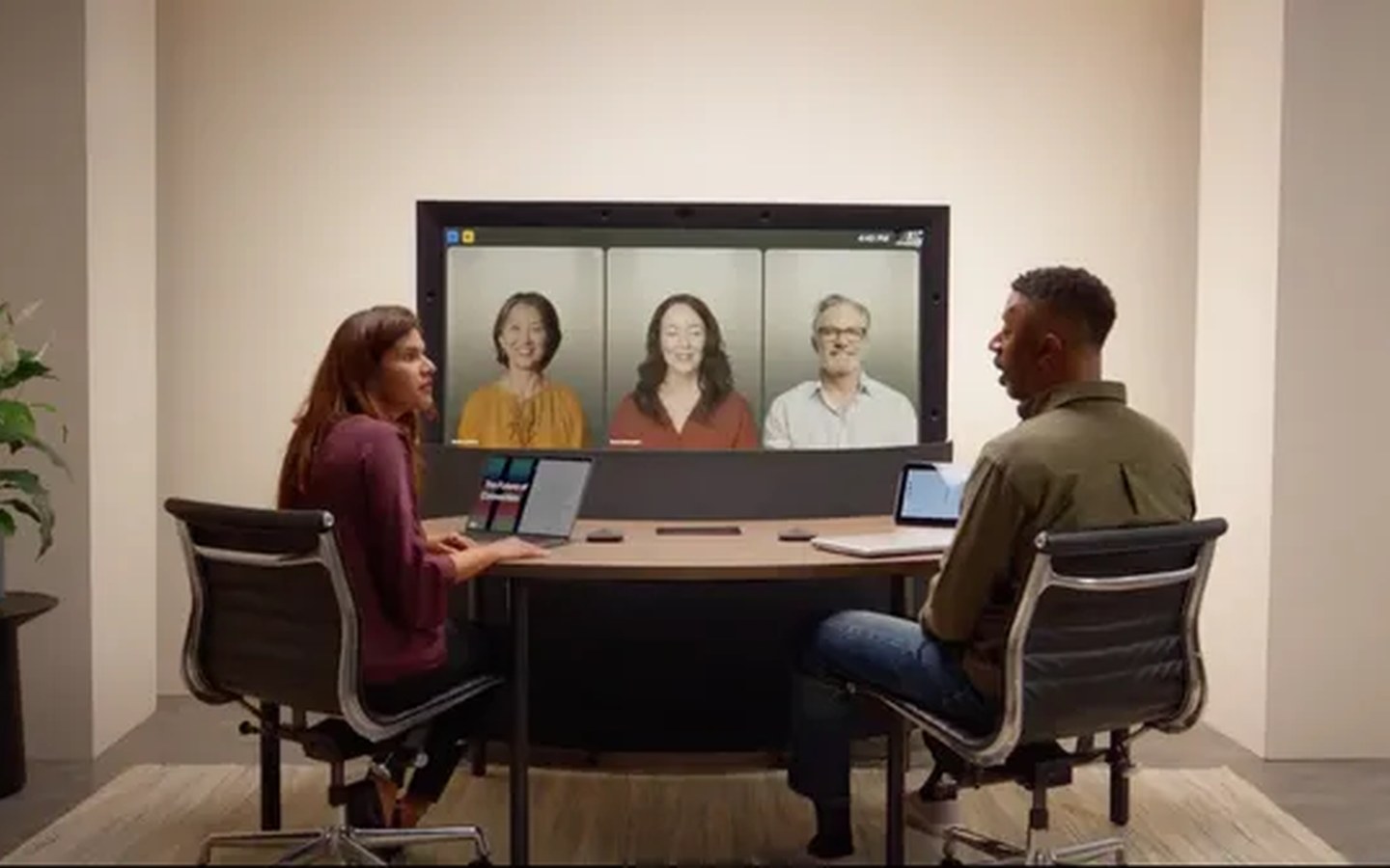 Article image for A new experiment brings better group meetings to Google Beam