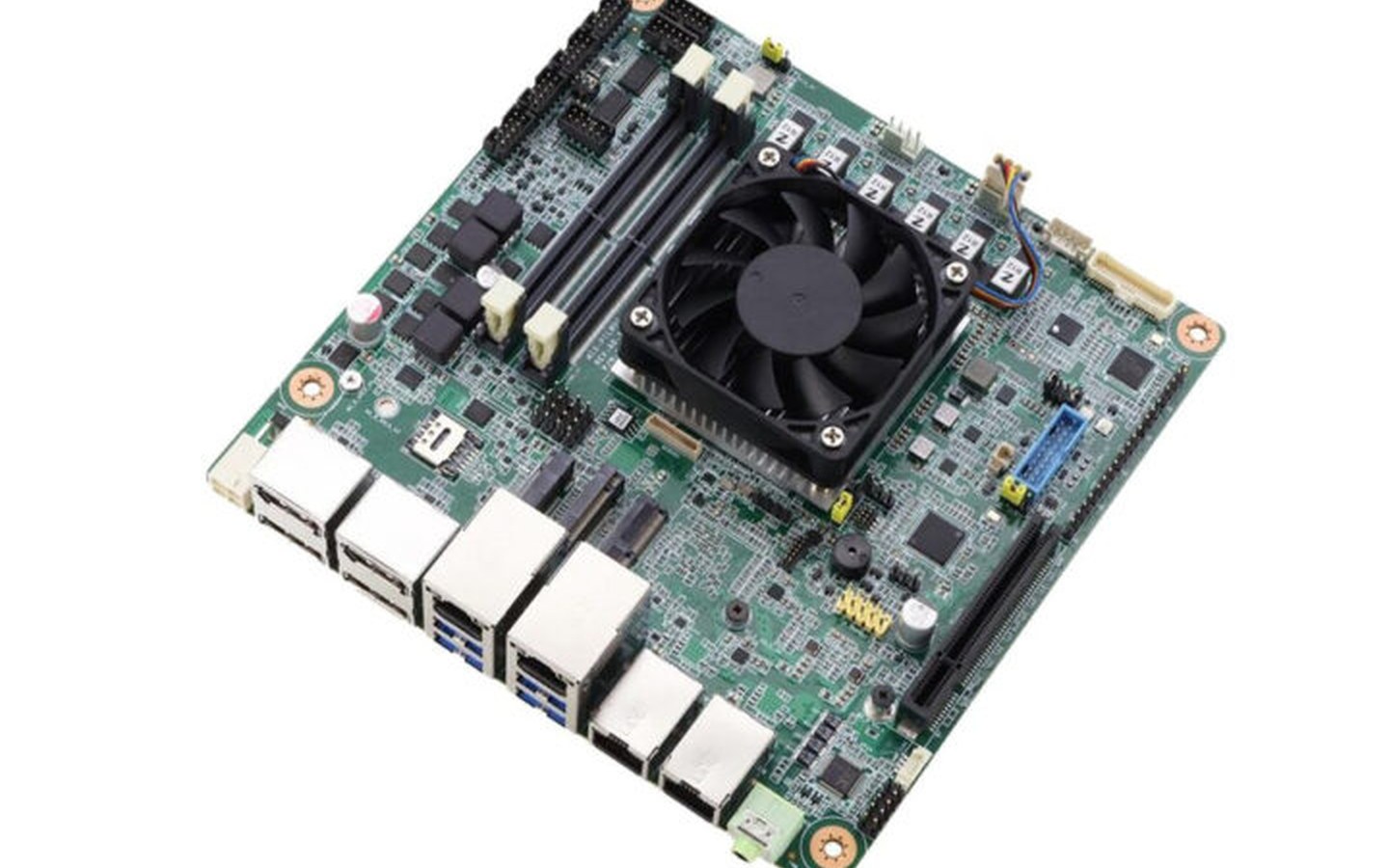 Article image for AAEON MIX-PTLWV1 Panther Lake industrial mini-ITX motherboard offers quad DisplayPort, dual 10GbE, and more