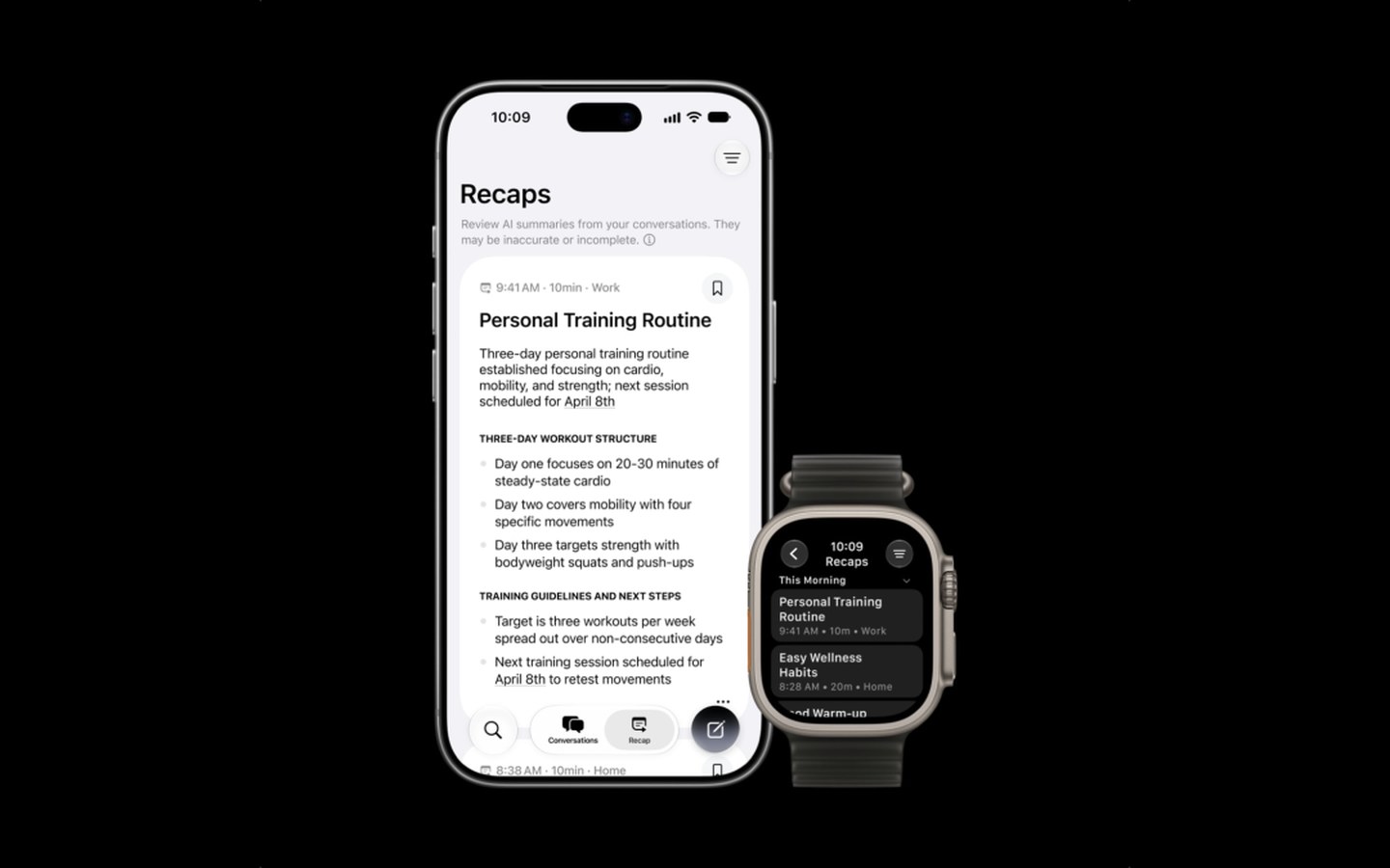 Article image for Siri Recap Turns Apple Watch Into an Ambient Meeting Notetaker