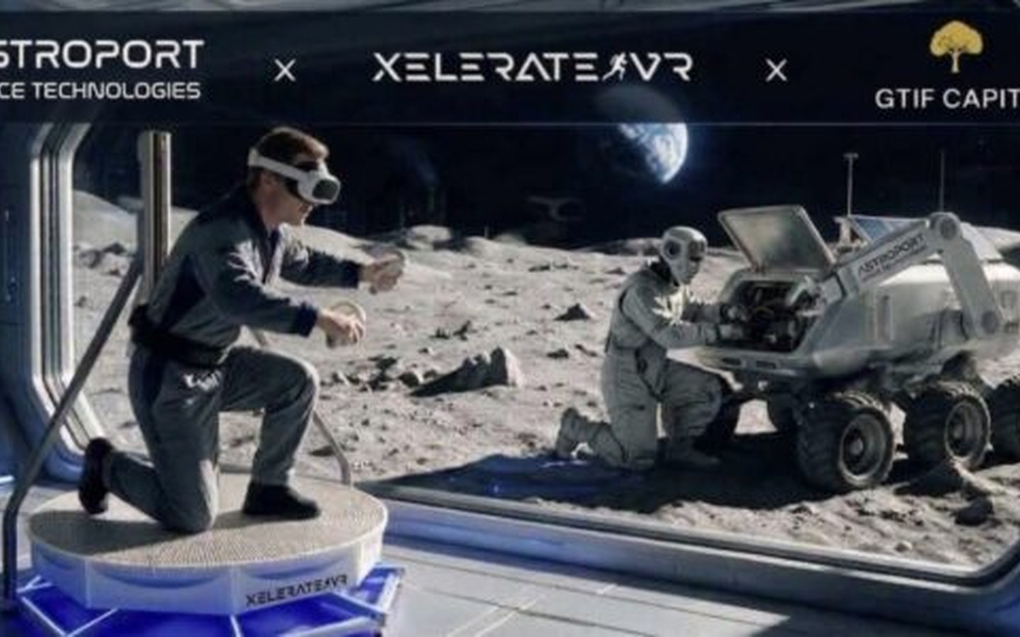 Article image for Astroport and XelerateVR Partner on VR-Controlled Moon Robots