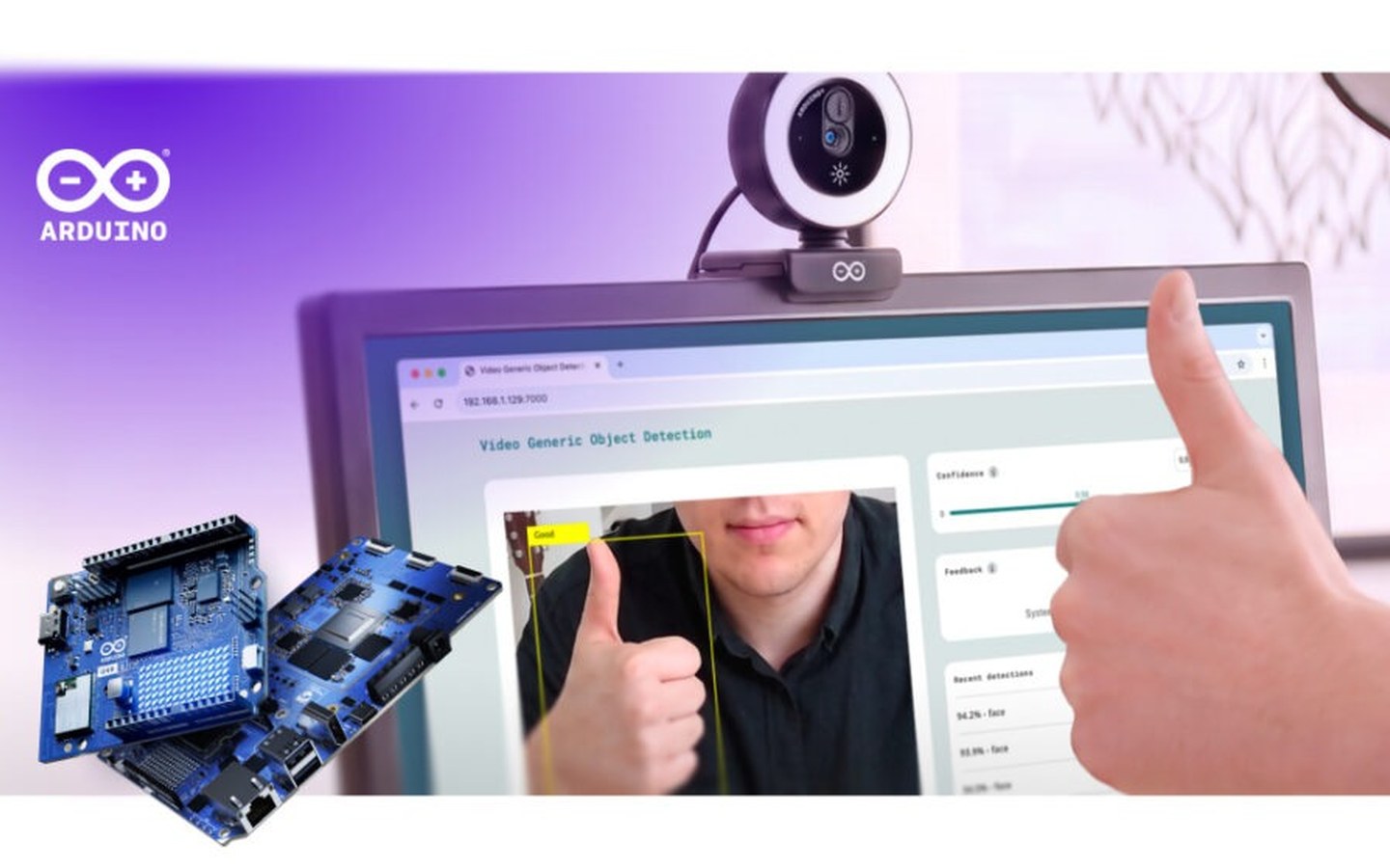 Article image for Bring USB-connected AI vision to your projects with the new Arduino® USB Camera | Arduino Blog