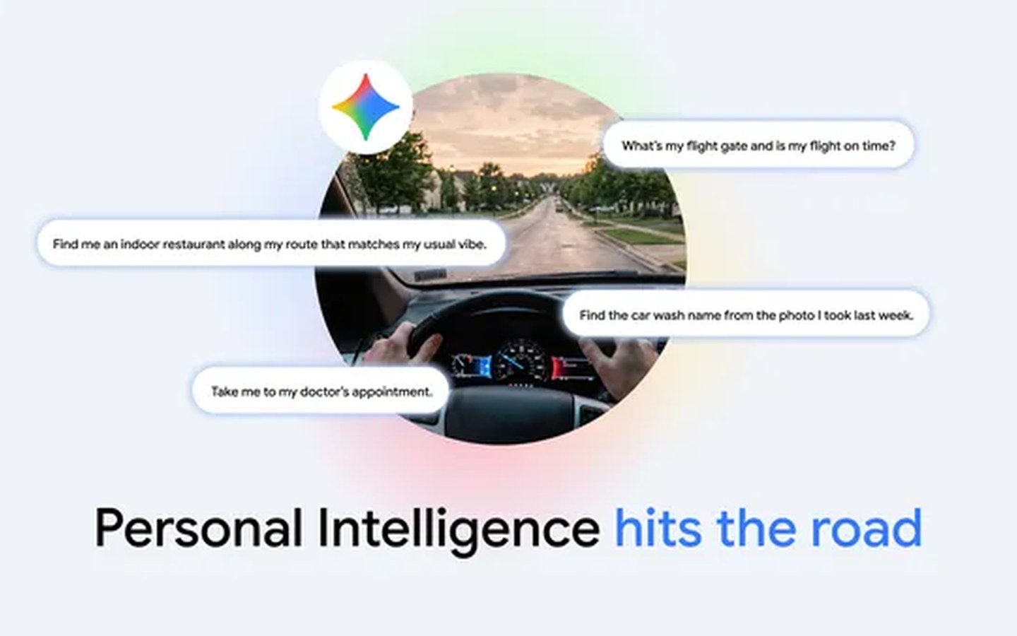 Article image for Get hands-free personalized help on the road with Gemini