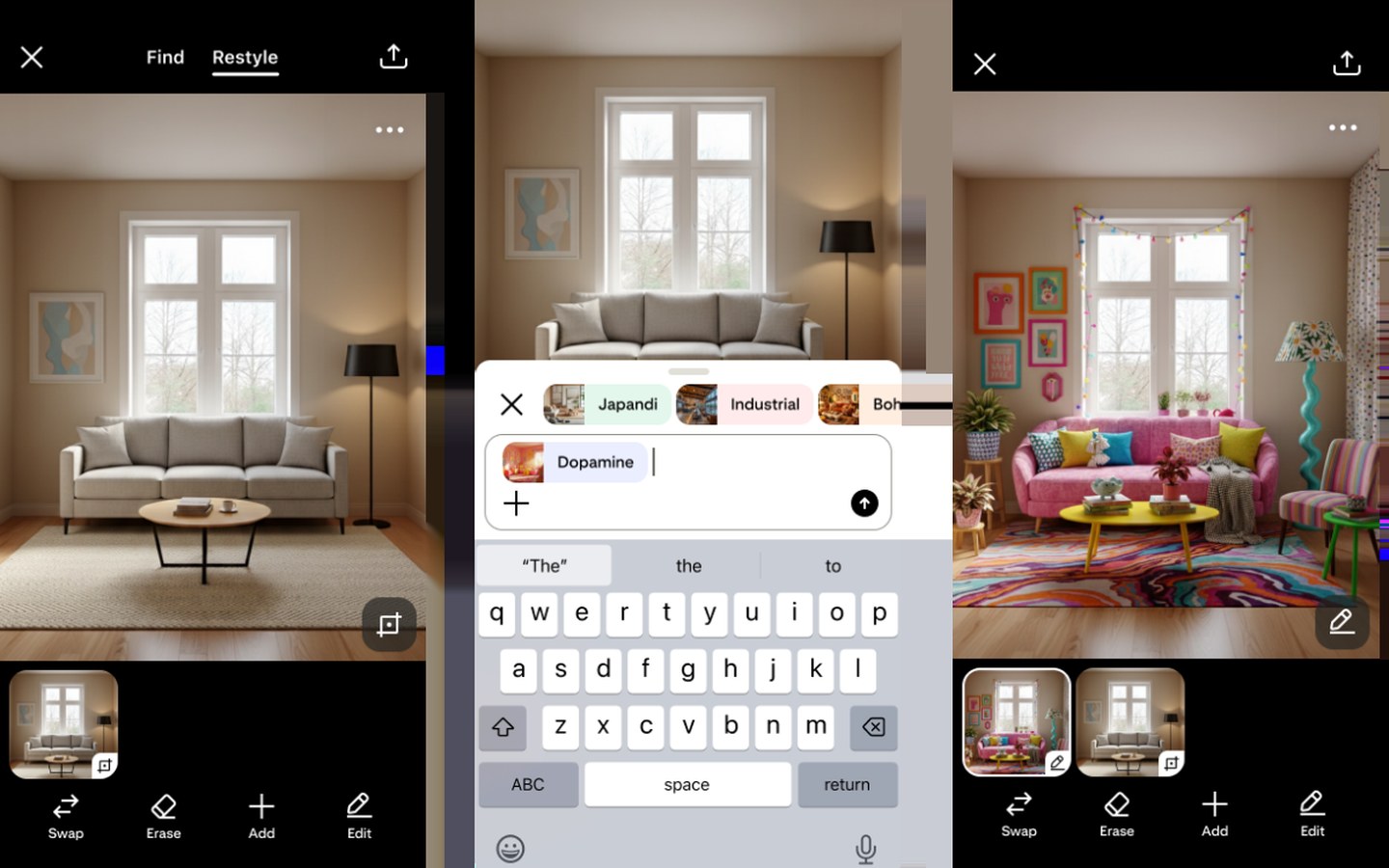 Article image for Pinterest teases a new 'Restyle' feature that lets you redesign your room with AI | TechCrunch