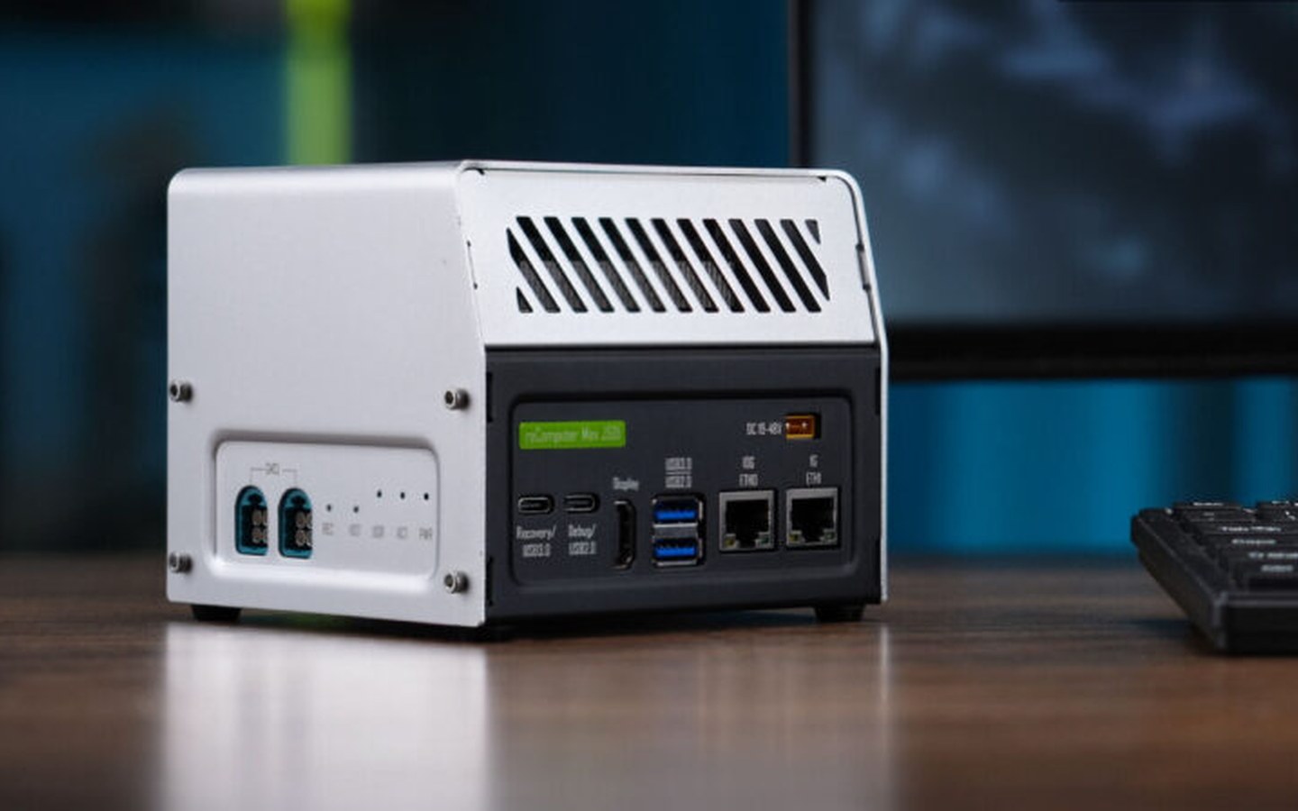 Article image for reComputer Mini J501 Edge AI computer features NVIDIA Jetson AGX Orin 64GB/32GB module, two FAKRA camera connectors
