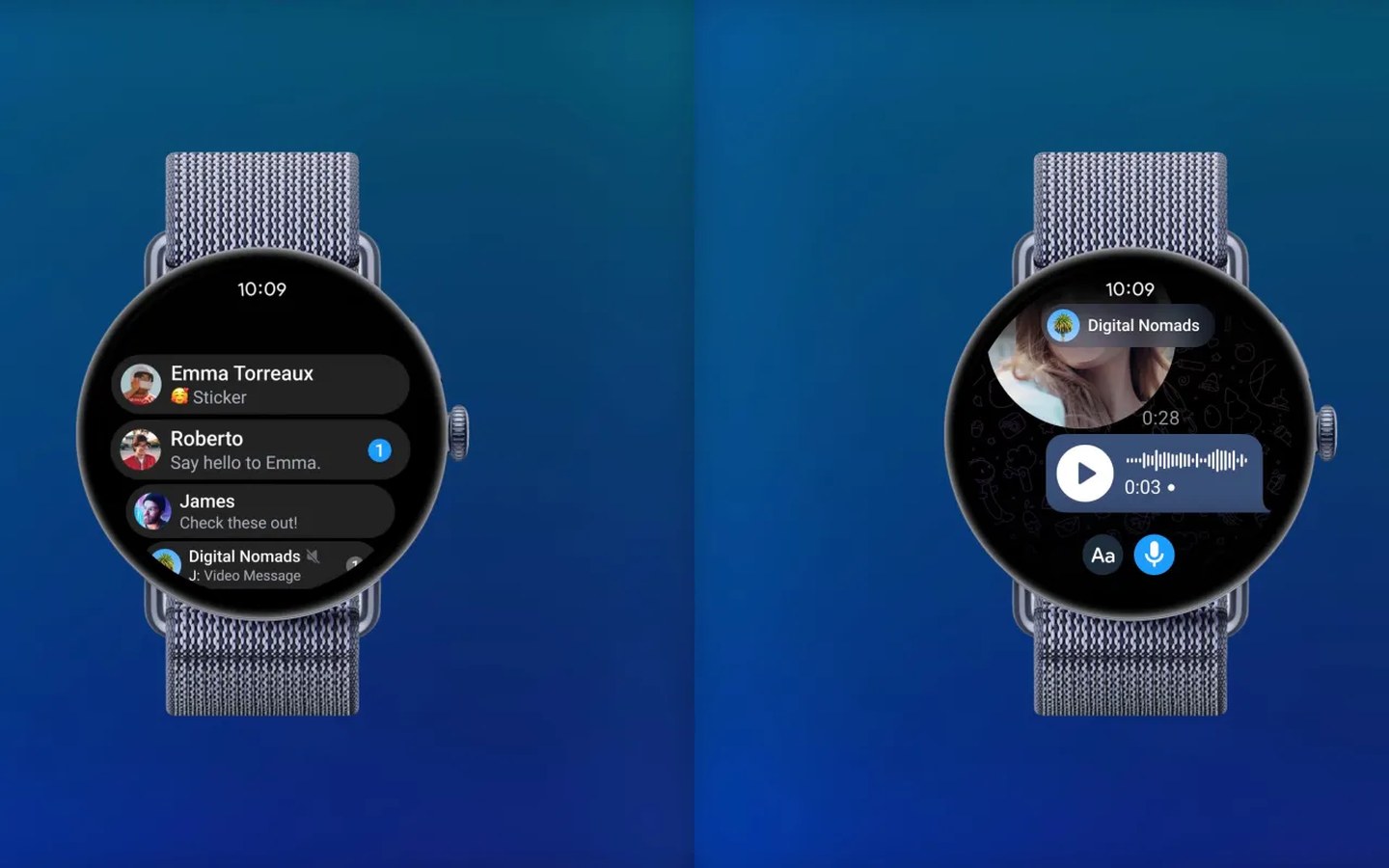 Article image for Telegram brings back its Wear OS app after five years with chats, voice messages, more