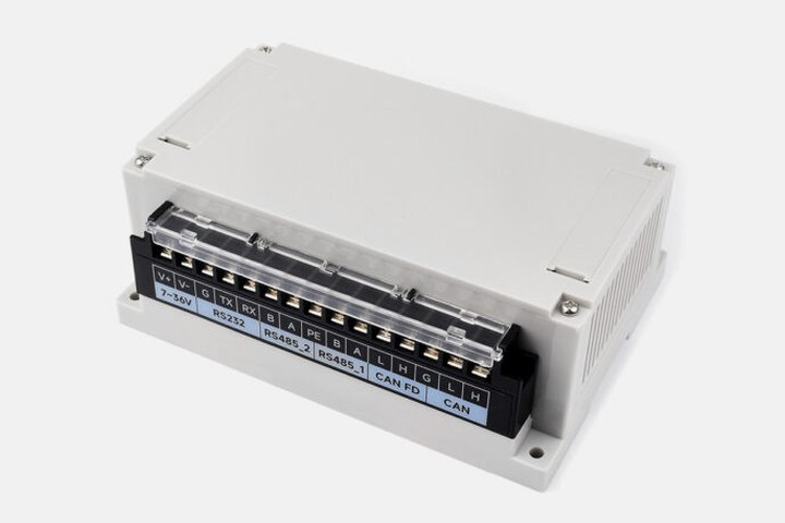 Article image for $60 kit transforms the Raspberry Pi 4/5 into a DIN Rail industrial computer with isolated RS232, RS485, and CAN Bus