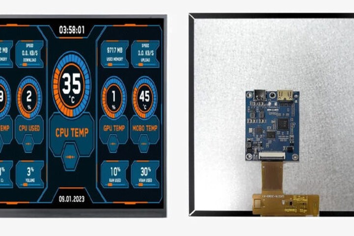 Article image for 7.6-Inch Square HDMI Displays with USB Touchscreen: 1200×1200 or 800×800 Resolution for SBCs