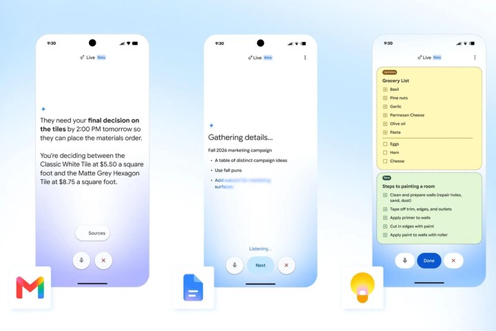 Article image for Google now lets you chat with Gmail, Docs, and Keep