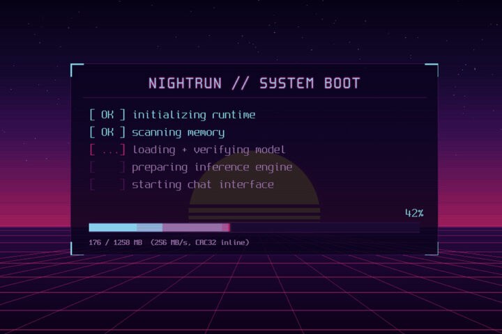 Article image for NightRun UEFI application boots a local LLM on Raspberry Pi 5 and x86 PCs without an OS