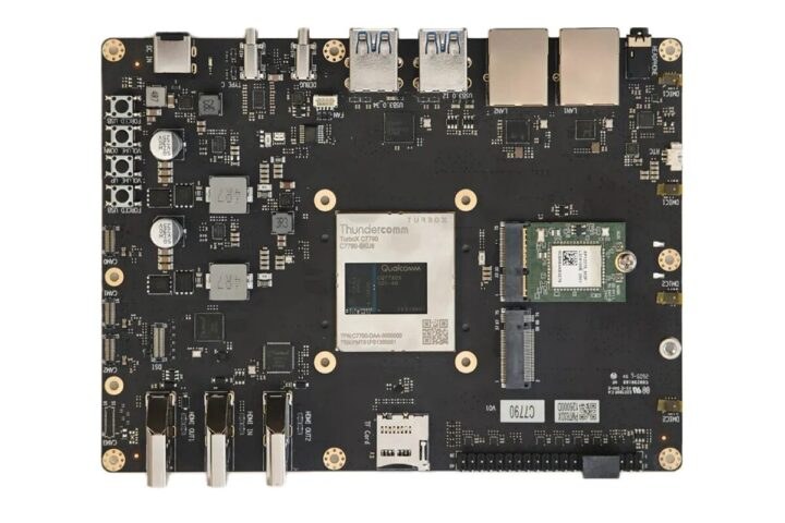 Article image for Thundercomm TurboX C7790 Android and Linux development kit features Qualcomm Dragonwing Q-7790 Edge AI SoC
